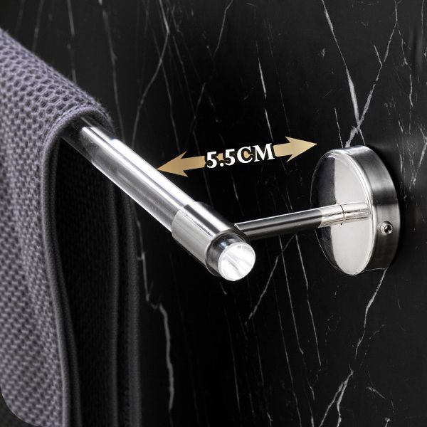 Lisslune | Modern Bathroom Accessory Set Towel Bar Silver/Gold/Black Bathroom Accessories
