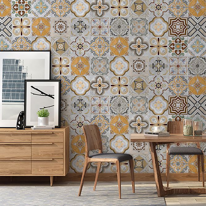 Lisslune | Pattern color stone peel-and-stick mosaic tile peel-and-stick tile
