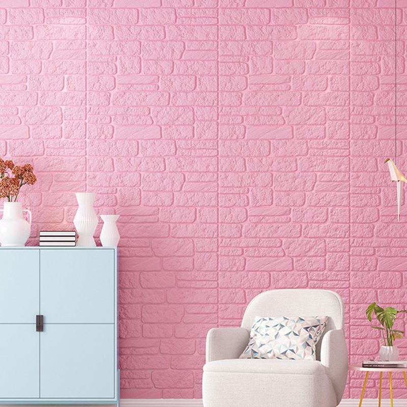 Lisslune | Colorful 3D-embossed wall panel Waterproof artificial stone wall tile