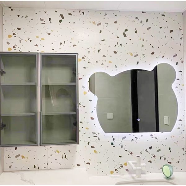 Lisslune | Polygon Peel and Stick Back Wall Tile PVC Smooth Peel and Stick Tile for Kitchen