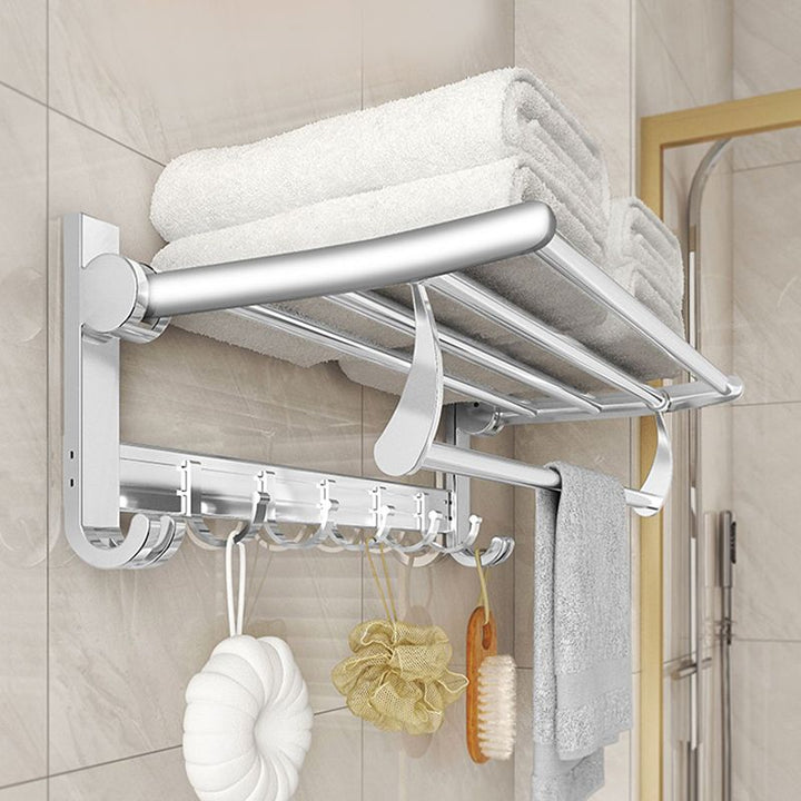 Lisslune | Metal Bathroom Hardware Set Adhesive Installation Bathroom Accessory Kit