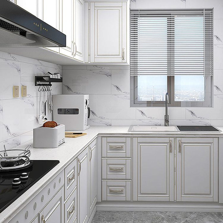 Lisslune | Rectangular Mold Resistant Tile PVC Singular Peel & Stick Tile for the Kitchen