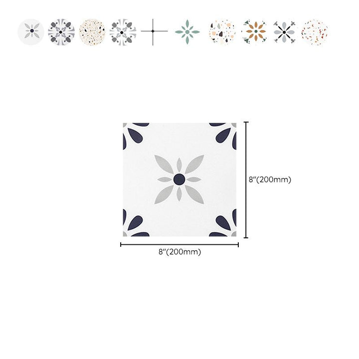 Lisslune | Kitchen wall floor tile removable and adhesive pattern waterproof wall tile