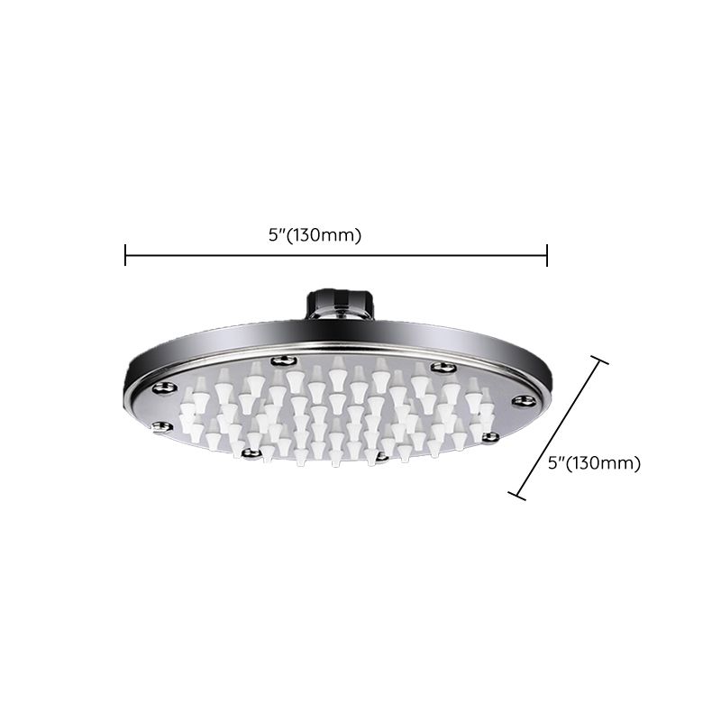 Lisslune | Contemporary Showerhead Combination Dual Showerhead Stainless Steel Wall-Mounted Showerhead