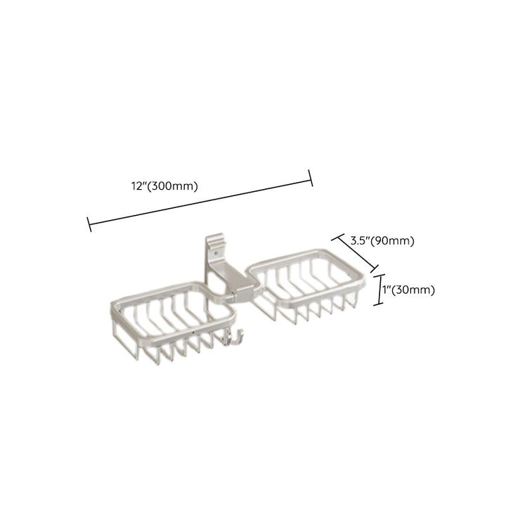 Lisslune | Traditional Bath Shelf Stainless Steel Paper Holder Bathroom Accessories Hardware Set