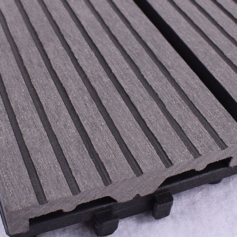 Lisslune | Classic interlocking deck boards Solid color patio tiles