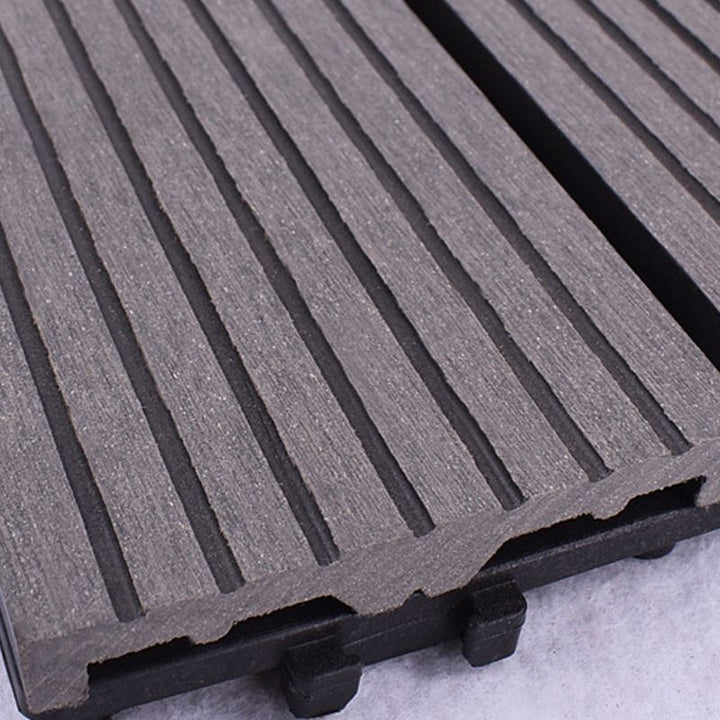 Lisslune | Classic interlocking deck boards Solid color patio tiles