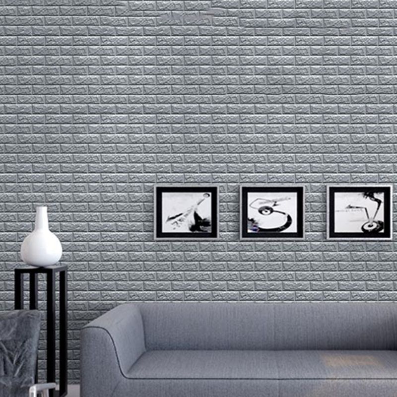 Lisslune | Modern Panel PVC 3D-embossed Self-adhesive Waterproof Interior Cladding