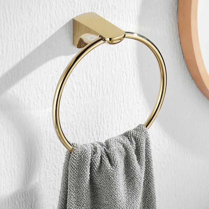 Lisslune | Traditional Bathroom Faucets Gold Bath Shelf Bathroom Accessory Set
