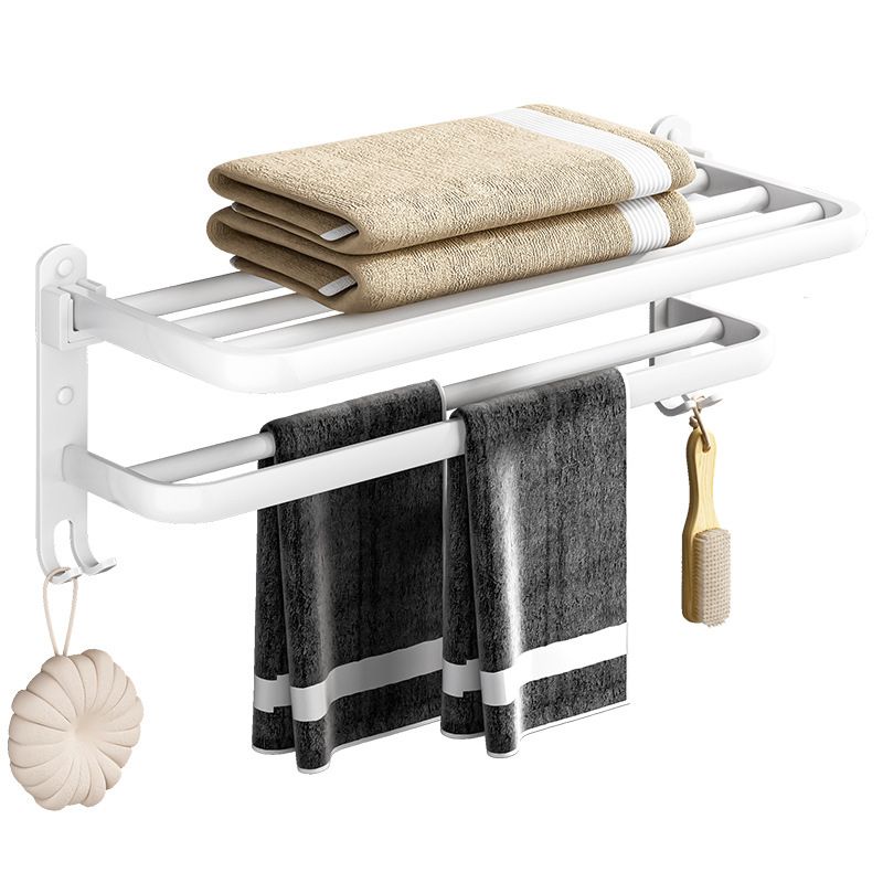 Lisslune | White contemporary bathroom accessories set stainless steel aluminum bathroom set