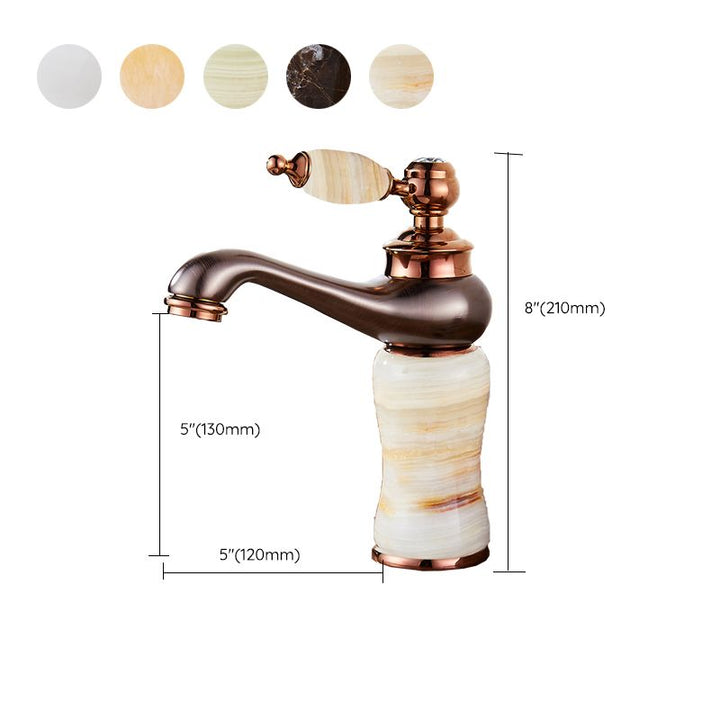 Lisslune | Luxury Ship Basin Faucet Lever Handle Round Ship Basin Bathroom Faucet