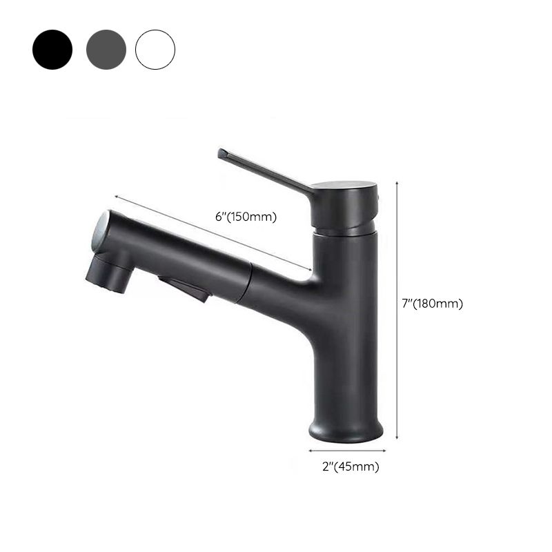 Lisslune | Contemporary Faucet Pure Color Low Arc Faucet for the Bathroom