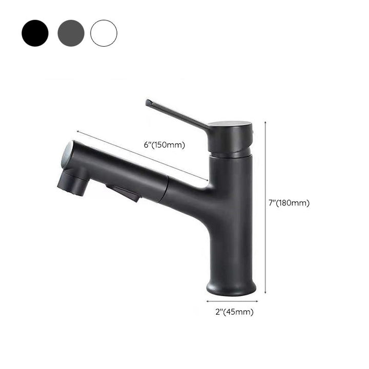 Lisslune | Contemporary Faucet Pure Color Low Arc Faucet for the Bathroom