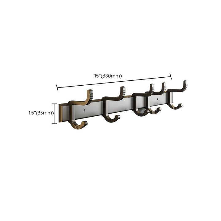 Lisslune | Modern Bathroom Accessory Set Black Towel Bar Bathroom Shelf Bathroom Accessory Set