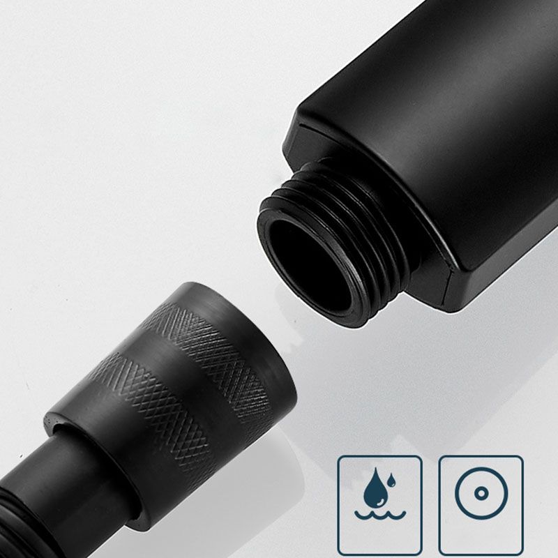 Lisslune | ABS Plastic Handheld Shower High Pressure 5 Spray Patterns Wall Mounted Showerhead