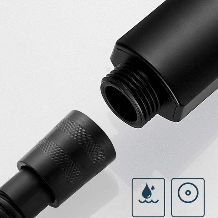 Lisslune | ABS Plastic Handheld Shower High Pressure 5 Spray Patterns Wall Mounted Showerhead