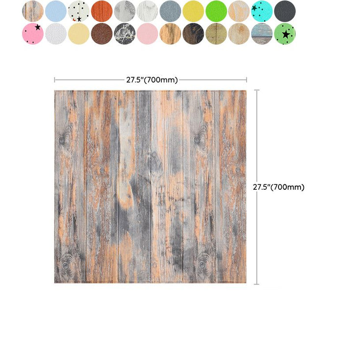 Lisslune | PVC Wall Paneling Smooth Wall Indoor Living Room Planks Set of 2