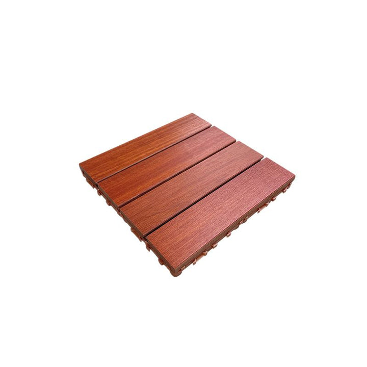 Lisslune | Modern Style Square Wood Flooring Corrosion Resistant Outdoor Wood Flooring
