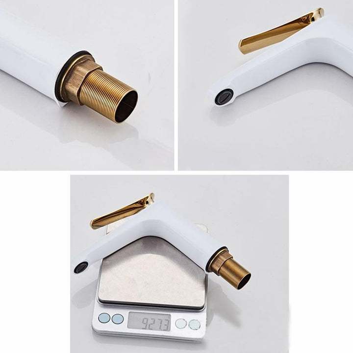 Lisslune | Light Luxury Sink Faucet 6.69" H Modern Brass Sink Faucet