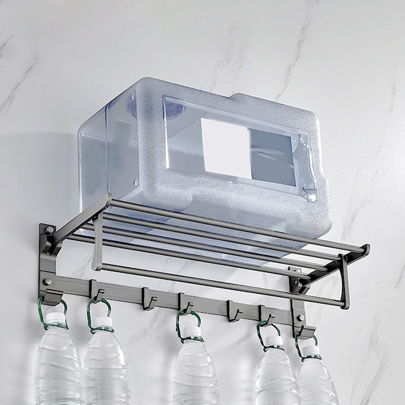 Lisslune | Modern Chrome Bathroom Accessories Set Aluminum Bathroom Fittings Set