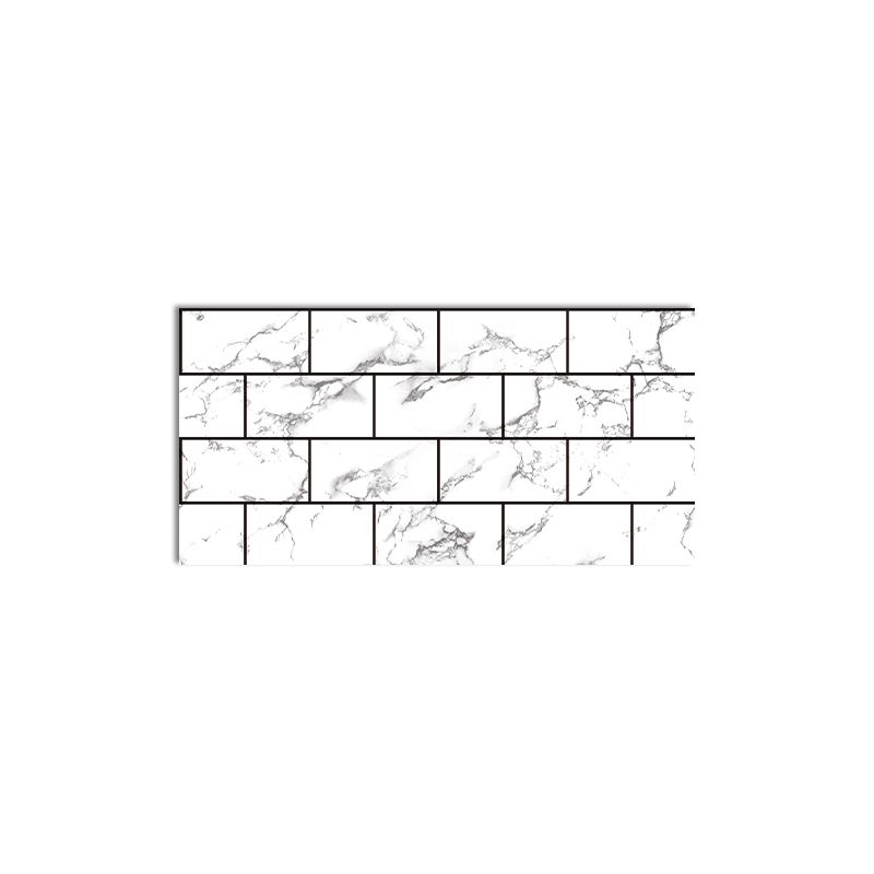 Lisslune | Modern Peel and Stick Tile PVC Rectangular 10 Pack Peel & Stick Field Tile for the Kitchen