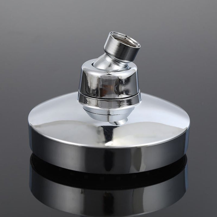 Lisslune | Round Fixed Shower Head Traditional Style Metal 5-Inch Fixed Shower Head