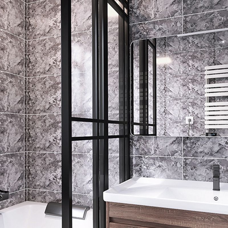 Lisslune | Modern Bathroom Wall Tile Peel and Stick Waterproof Artificial Ceramic Tile