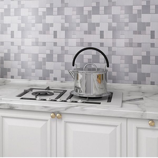 Lisslune | Square Peel & Stick Mosaic Tile Waterproof Mosaic Tiles Wallpaper