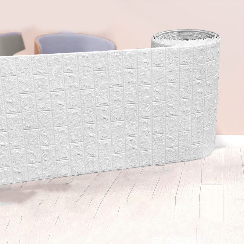 Lisslune | Modern Pearl Wainscoting Waterproof PVC Wall Access Panel Peel and Stick Wall Tile