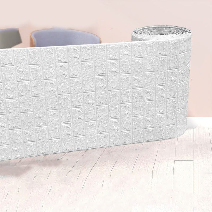 Lisslune | Modern Pearl Wainscoting Waterproof PVC Wall Access Panel Peel and Stick Wall Tile