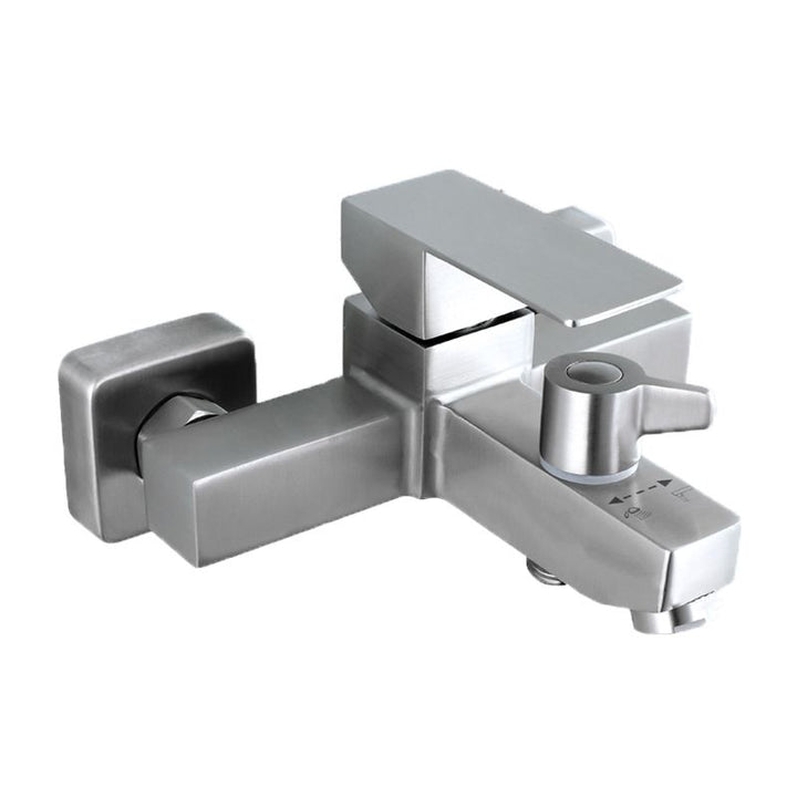 Lisslune | Modern Bathtub Faucet Mounting Kit 304 Stainless Steel Wall Mount Bathroom Faucet