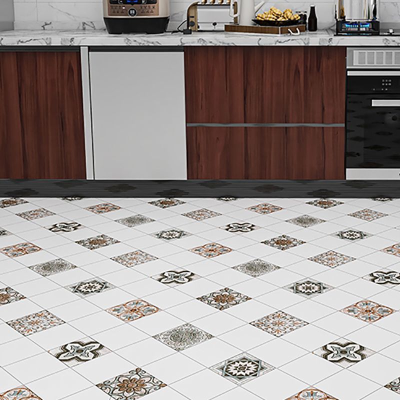Lisslune | Vinyl flooring Peel and Stick floral pattern wall and floor vinyl