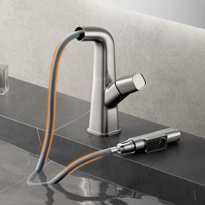 Lisslune | Widespread Basin Faucet Modern Tap with Single Lever