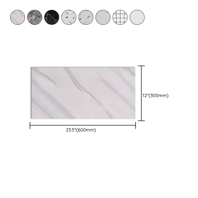 Lisslune | Modern Bathroom Wall Tile Peel and Stick Waterproof Artificial Ceramic Tile