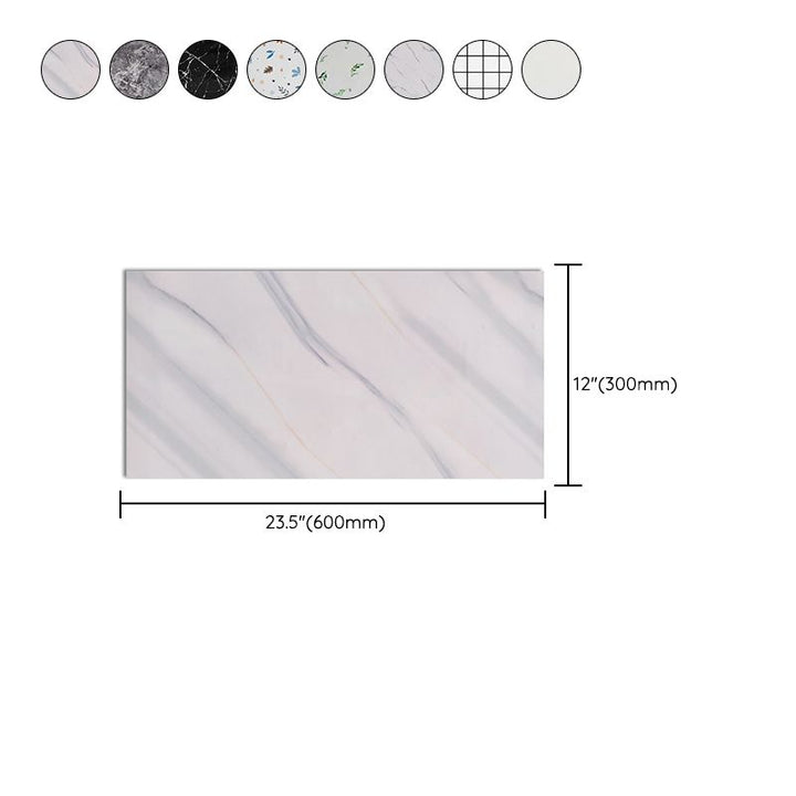 Lisslune | Modern Bathroom Wall Tile Peel and Stick Waterproof Artificial Ceramic Tile