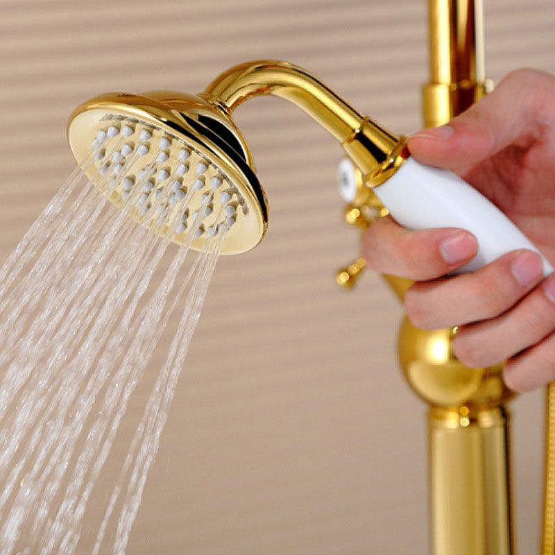Lisslune | All-Copper Single-Function Handheld Showerhead European Style Antique Rain Showerhead