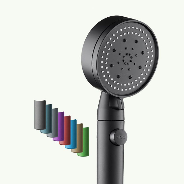 Lisslune | Plastic handheld shower wall-mounted shower head with adjustable spray pattern