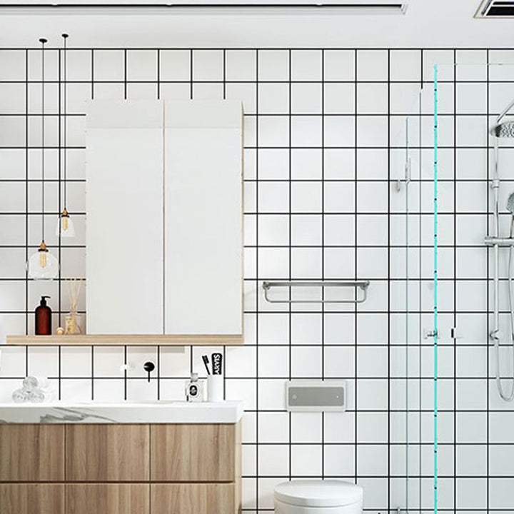 Lisslune | Square Mosaic Tile Peel and Stick Tile for Kitchen and Bathroom