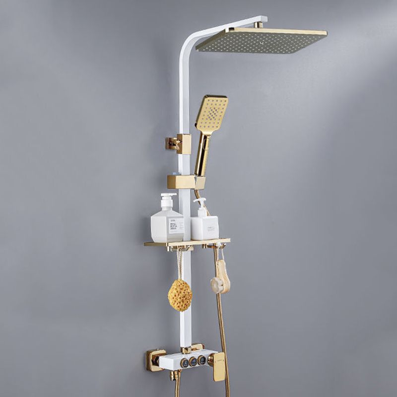 Lisslune | Modern Shower System Wall Mounted Stain Resistant Shower System with Hand Shower