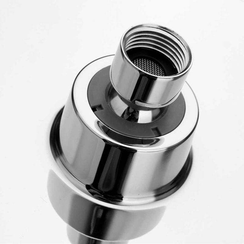 Lisslune | Contemporary Shower Combination Fixed Shower Head Chrome Ceiling Mounted Shower Head