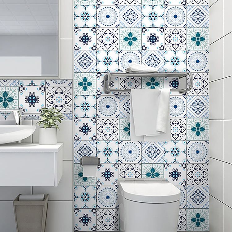Lisslune | Square Spanish Single Tile Mold Resistant Peel & Stick Tile