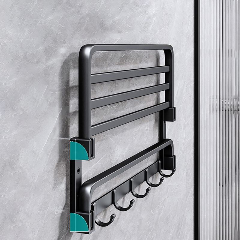 Lisslune | Modern black bathroom accessory set towel holder bathroom fittings