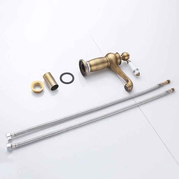 Lisslune | Country House Wide Water Tap Basin Faucet with Lever Handle