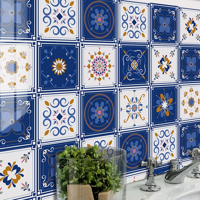 Lisslune | PVC peel and stick backsplash mosaic tiles wallpaper with square shape