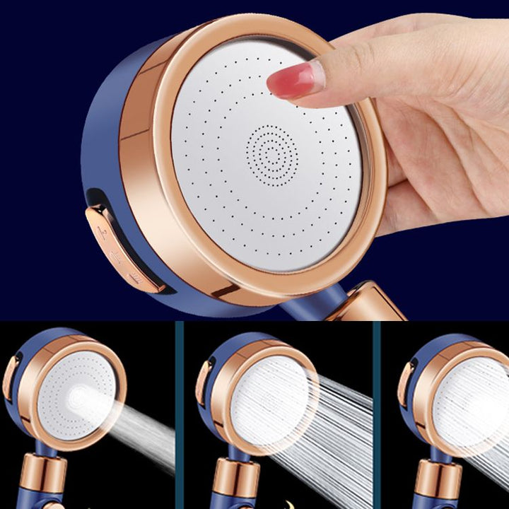 Lisslune | Round Hand Shower Adjustable Water Flow Wall Mounted Shower Head