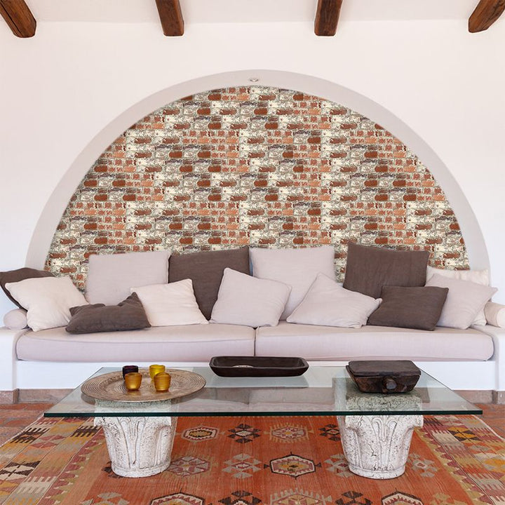 Lisslune | 3D Brick Peel and Stick Wall Tile PVC Peel and Stick Tile for the Kitchen