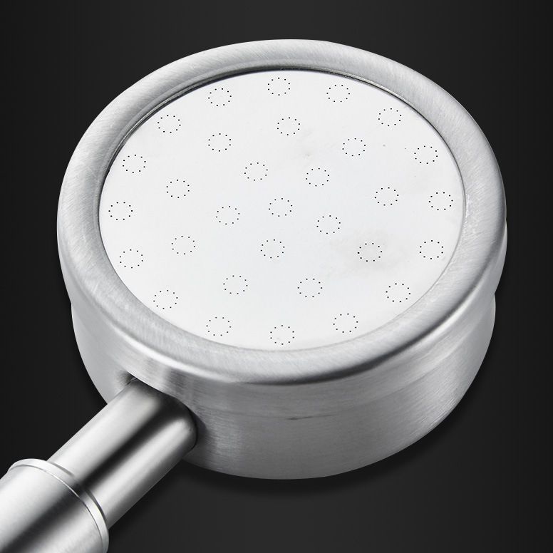 Lisslune | Modern Shower Head Stainless Steel Round Metal Handheld Shower Head