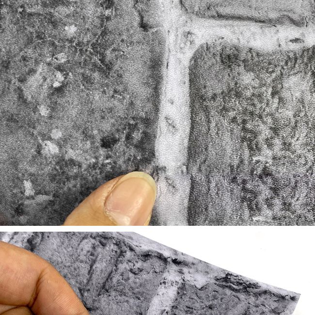 Lisslune | 3D Brick Peel and Stick Wall Tile PVC Peel and Stick Tile for the Kitchen