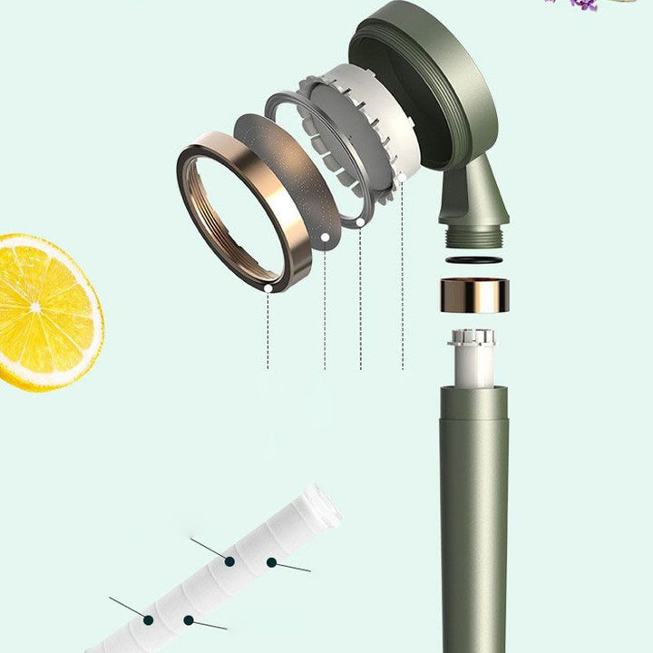 Lisslune | Contemporary Showerhead Round Showerhead with Water Filtration