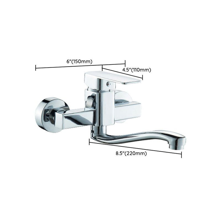 Lisslune | Center connection basin mixer single lever swivel spout center connection fitting